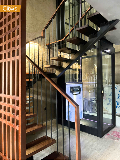 Phường Bình Đông, TP HCM - Thang máy Cibes V80i lắp đặt trong căn biệt thự xây mới hiện đại4